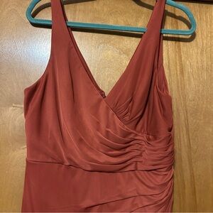 Azazie Leandra Bridesmaid Dress in Terracotta